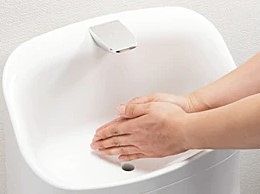手の洗いやすさを考えた、広くて深い手洗鉢です。