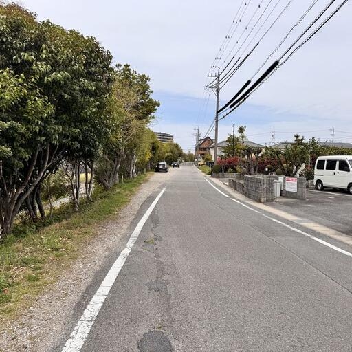 前面道路南側から