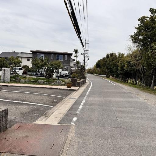 前面道路北側から